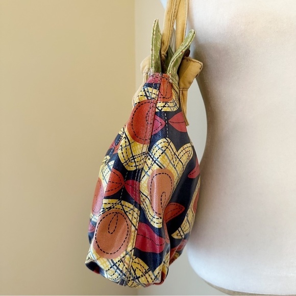 Fossil Coated Canvas Tulip Shoulder Hobo Bag - Picture 4 of 16